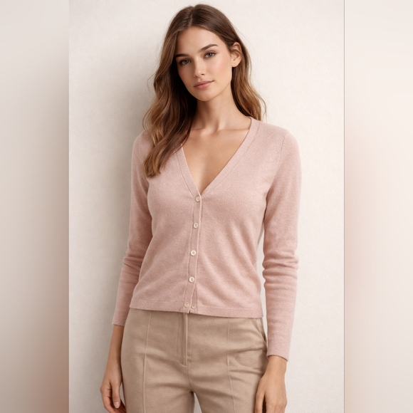 Babaton Sweaters - Babaton Blush V-Neck Cardigan